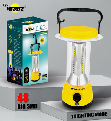 Eye Bhaskar Hi Bright LED Rechargeable with Android Charger 6 hrs Lantern Emergency Light(Yellow)