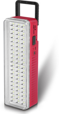 AA123 Rock Light 60 LED Study Lamp with Solar, Electirc Chargeable (Battery: 2400mAh) 8 hrs Flood Lamp Emergency Light(Red)