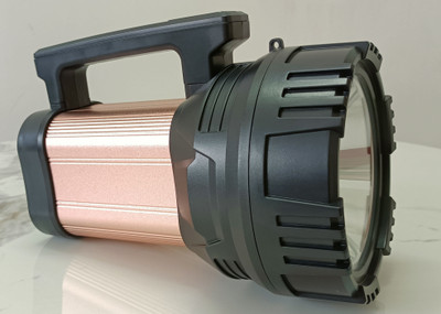 MNT Sales 250 W Water Proof Jumbo Heavy Body Torch With 2000 Meter Long Range,3 Modes With 10 hrs Torch Emergency Light(Pink & Black)