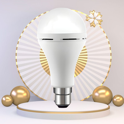 GUGGU Emergency 15W Inverter LED Bulb with 1200mAh Rechargeable Battery X76 4 hrs Bulb Emergency Light(White)