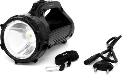 Cinefx 2in1 40Watt High power Long Range Torch and 15 Sparkle SMD 16 hrs Torch Emergency Light(Black)