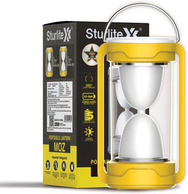 Sturlite Moz 18W LED Portable|2200mAh Rechargeable Li-ion Battery 5 hrs Lantern Emergency Light(White, Yellow)