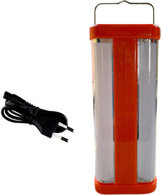 SPAKRO Rechargeable 4 Side Tube With 2 Multiple Mode Extra Bright DC 5 hrs Flood Lamp Emergency Light(Multicolor)