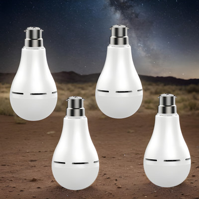 SACRO Emergency Bulb 9W LED 1200mAh battery 4 hrs emergency light Pack of 3 bulbCC474 4 hrs Bulb Emergency Light(White)