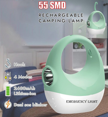 FIRSTLIKE TWO IN ONE RECHARGEABLE EMERGENCY LIGHT WITH TORCH WITH DUAL SOS BLINKER 6 hrs Lantern Emergency Light(Multicolor)