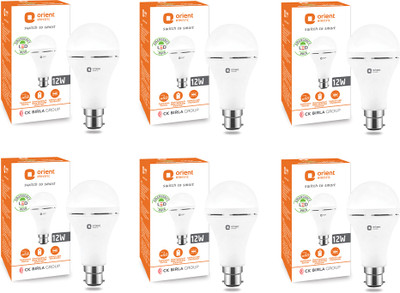 Orient Electric 12 W Emergency LED Bulb-Pack of 6 2 hrs Bulb Emergency Light(Cool White)