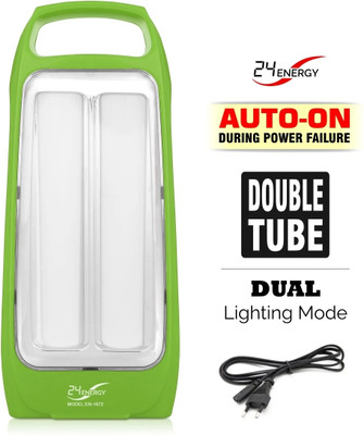 VR Bright Lite Dual Mode Brightness With Heavy Duty Rechargeable Table Top Lantern-VRBL12522 8 hrs Flood Lamp Emergency Light(Green)