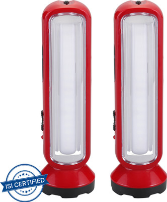 Pigeon 3 W LED 2 Lantern Emergency Light(Red)