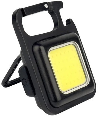 Wifton SMALL flashlight, 800 lumens bright rechargeable Keychain 3 hrs Torch Emergency Light(Black)