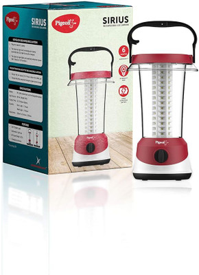 Pigeon SIRIUS 8 hrs Lantern Emergency Light(Red)