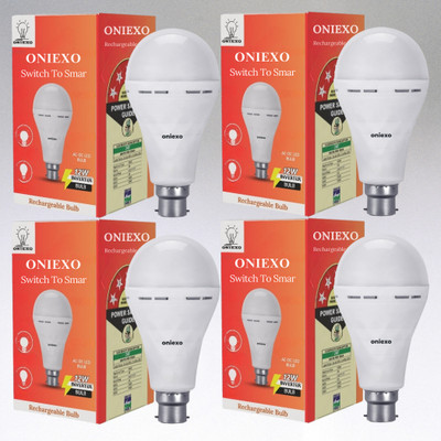 ONIEXO Automatic Charging 12W Emergency LED Bulb-011 4 hrs Bulb Emergency Light(White)