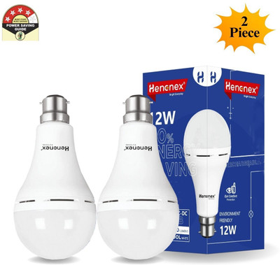Henonex Charging Emergency Bulb-12W-47 4 hrs Bulb Emergency Light(White)