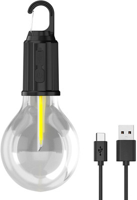 TECH-LOBBY Hanging Led Bulb 3 hrs Bulb Emergency Light(Black)