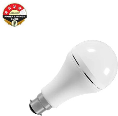 Gold Nation Pack of 1 Rechargeable Light Bulb | Emergency Light | LED Bulb Light | 12 Watt | 4 hrs Bulb Emergency Light(White)