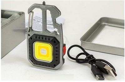 Xydrozen 7-Modes LED Mini Flashlight 5 hrs Torch Emergency Light(Multicolor)