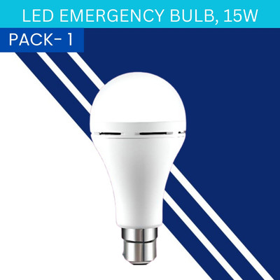 FRONY 15W Rechargeable Inverter LED Bulb with Upto 4H.Power Cut Lighting Pack od_1B104 4 hrs Bulb Emergency Light(White)