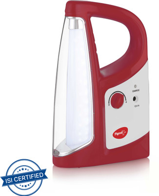 Pigeon Gleam Emergency LED Lamp 50 hrs Lantern Emergency Light(Red and White)