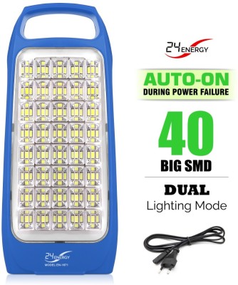 24 ENERGY Rechargeable & Portable Hi-Bright 40 SMD LED Lantern Lamp Home Light 8 hrs Flood Lamp Emergency Light(Blue)