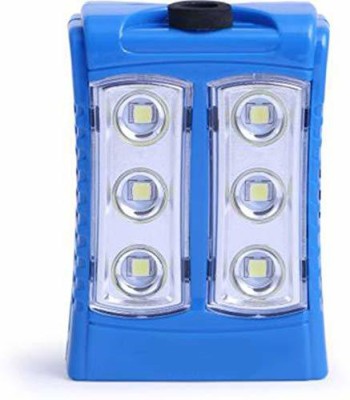 NSV Rechargeable Lantern High Bright Emergency Light 8 hrs Lantern Emergency Light(Blue, Multicolor)