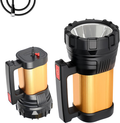 CICASTO All Weather Jambo Torch with Metal Body Protection Torch(Multicolor, 20 cm, Rechargeable)