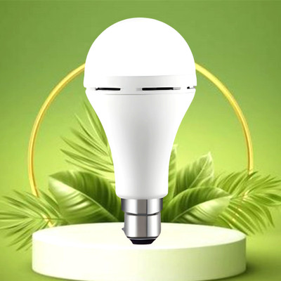 Clairbell Emergency 9W Inverter LED Bulb with 2000mAh Rechargeable Battery Pack of 1 D48 4 hrs Bulb Emergency Light(White)
