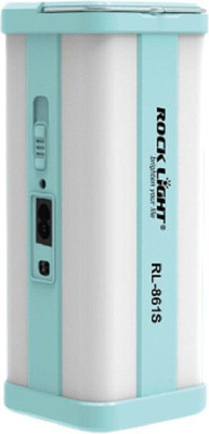 Rocklight RL-861S Rechargeable Emergency Light with Solar Charging 4 hrs Lantern Emergency Light(Multicolor)