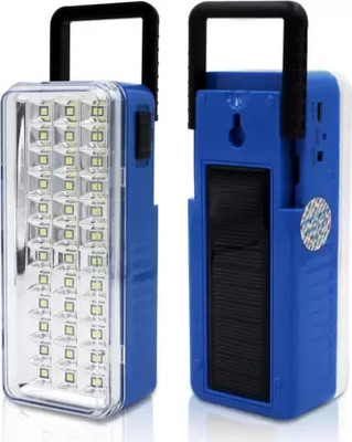GLOWISH 36 SMD RECHARGEABLE PROTABLE LED LANTERN WITH SOLAR CHARGING OPTION 4 hrs Lantern Emergency Light(Blue, Green, Red)