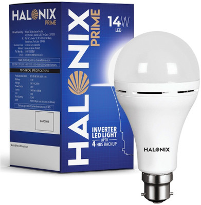HALONIX LED PRIME INVERTER 14W B22 4 hrs Bulb Emergency Light(White)
