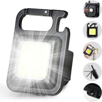 ASTOUND USB rechargeable keychain camping light-1pc 3 hrs Torch Emergency Light(Black)