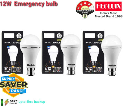 heoluix inverter bulb 4 hrs Bulb Emergency Light(White)