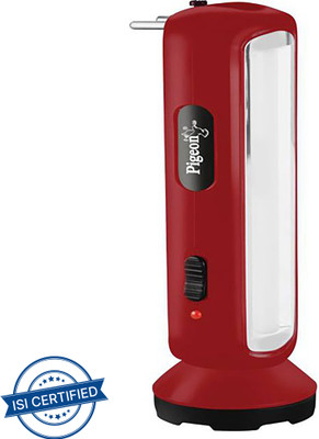 Pigeon Radiance Emergency LED Torch 8 hrs Lantern Emergency Light(Red)