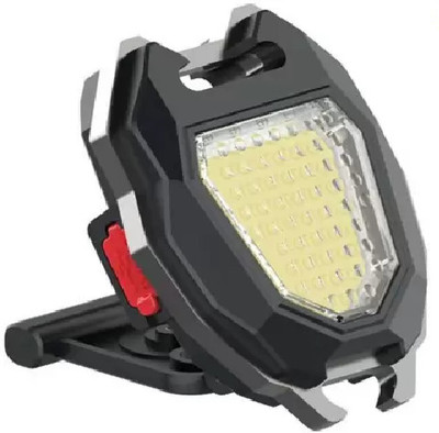 BloomiFy Versatile Camping Flashlight: 6 Light Modes, Integrated Lighter & Bottle Opener 5 hrs Torch Emergency Light(Black)