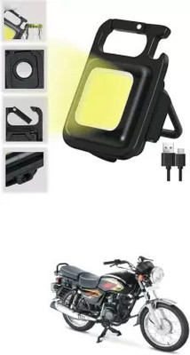 BSVR Portable LED Keychain Flashlight Rechargeable 4 Modes With Bottle Opener 520 6 hrs Torch Emergency Light(Black)