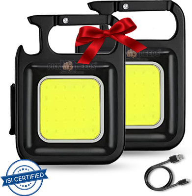 Pick Ur Needs Mini Pocket Keychain LED Torch Lantern Magnet 6 hrs Lantern Emergency Light(Pack of 2)