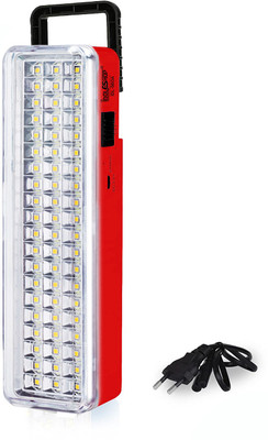 iDOLESHOP High Quality 60 High-Bright LED Light with Android Charging Support Rechargeable Emergency 7 hrs Lantern Emergency Light(Red)