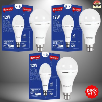 Henonex Emergency LED Charging Bulb-12W-09 4 hrs Bulb Emergency Light(White)