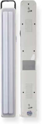 GLOWISH SUPER BRIGHT DUAL MODE TWIN TUBE LED WITH EASY ON/OFF PULL ROPE RECHRAGEABLE LED 2 hrs Bulb Emergency Light(White)