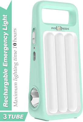 Daily Needs Shop Rechargeable Emergency Led Light For Home With Spotlight Torch 10 hrs Lantern Emergency Light(Green)