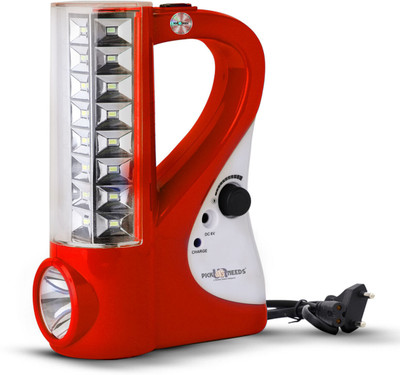 Daily Needs Shop Home Emergency 24 SMD LED Rechargeable Torch Floor Lantern Charging Light 10 hrs Lantern Emergency Light(Red)