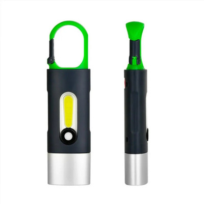 ECOSKY Keychain Flashlight WH-901 Hight Power Long Range torch 4 hrs Torch Emergency Light(Black)
