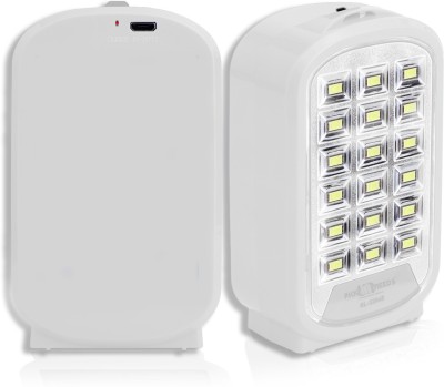 Make Ur Wish Portable & Rechargeable Mini Emergency Lantern 18SMD LED Floor Lamp 5 hrs Lantern Emergency Light(White)