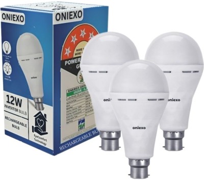 ONIEXO 9W LED Emergency Bulb with Long Battery Life – Bright Lighting 4 hrs Bulb Emergency Light(White)