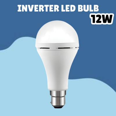 SACRO (Emergency Inverter Blub) charging 12W LED Bulb for Extended Lighting_Pack_1Q415 4 hrs Bulb Emergency Light(White)