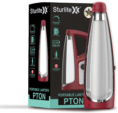 Sturlite Pton 12W LED Portable|2200mAh Rechargeable Li-ion Battery 15 hrs Torch Emergency Light(Red)