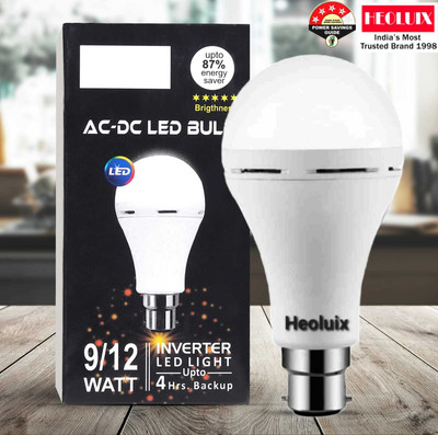 heoluix 12 W Inverter Standard B22 Inverter Bulb(White)