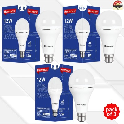 Henonex Emergency LED Charging Bulb-12W-46 4 hrs Bulb Emergency Light(White)