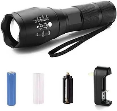 Life Friends LED-744 Adjustable Rechargeable Head light Focus Torches Rechargable 2 hrs Lantern Emergency Light(Blue)