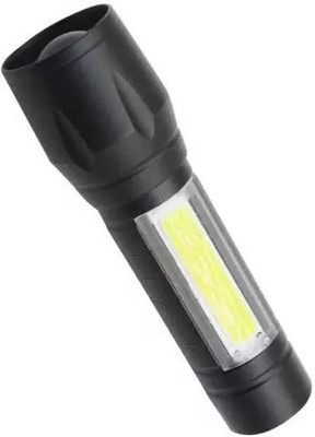 BSVR Metal High quality LED Flashlight ,Super Bright ,Waterproof 3 Light Modes 297 6 hrs Torch Emergency Light(Black)