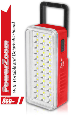 FIRSTLIKE Portable 36 High-Bright LED Light With Android Charging Support Rechargeable 6 hrs Lantern Emergency Light(Red)