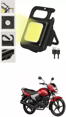 BSVR Portable LED Keychain Flashlight Rechargeable 4 Modes With Bottle Opener 551 6 hrs Torch Emergency Light(Black)